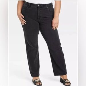 Ava & Viv 90s Straight High Rise